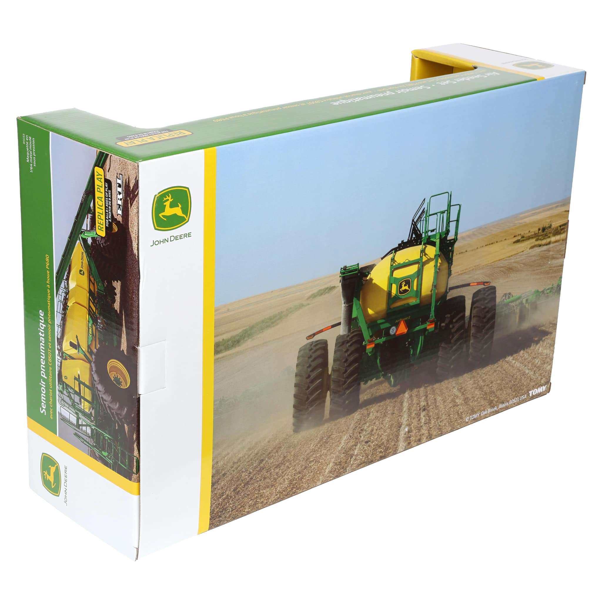 1/64 John Deere Set with P680 Air Seeder & C850T Cart, ERTL