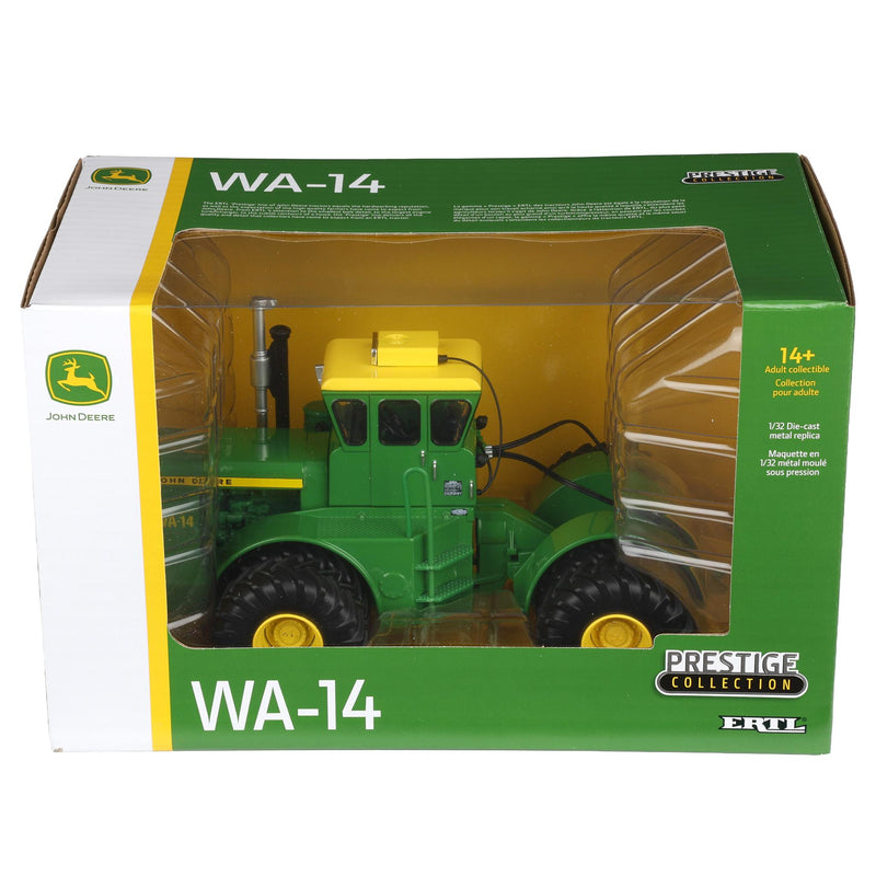 1/32 John Deere WA-14 4WD Tractor with Front & Rear Duals, ERTL Prestige Collection