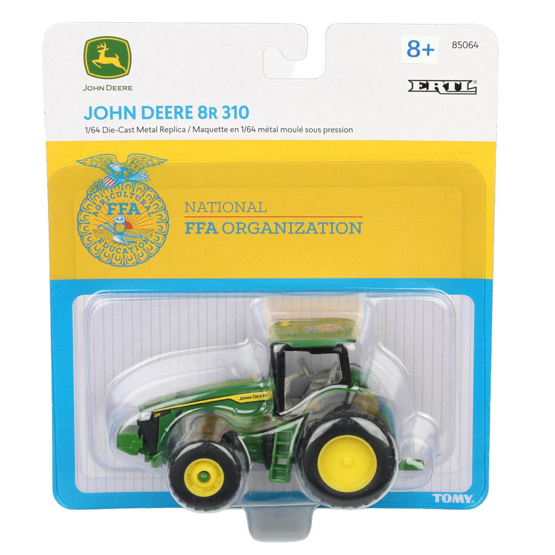1/64 John Deere 8R 310 Tractor with FFA Logo, ERTL Replica Play