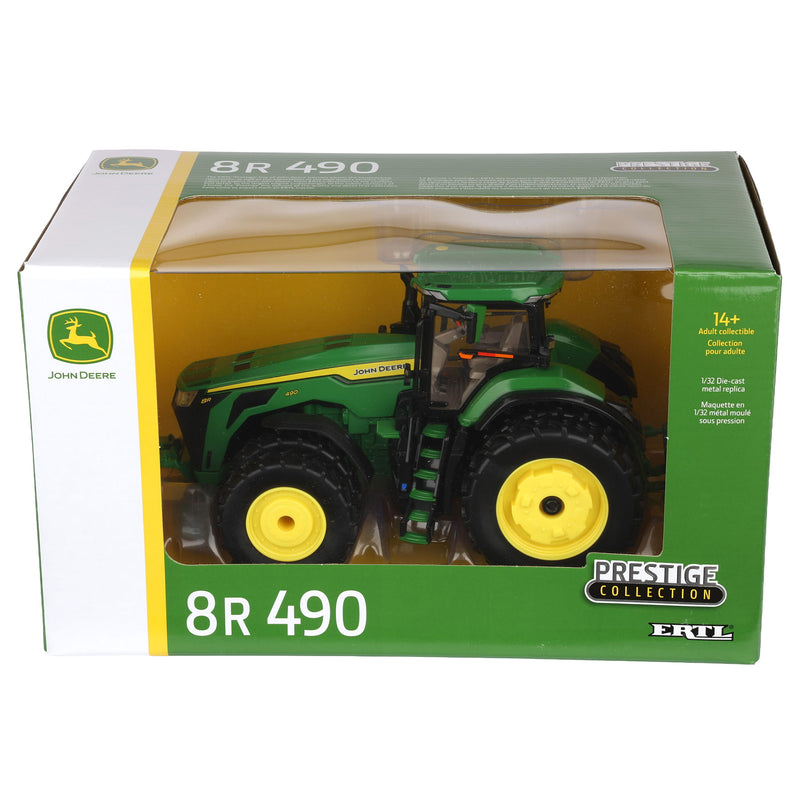 1/32 John Deere 8R 490 Tractor with Front & Rear Duals, ERTL Prestige Collection