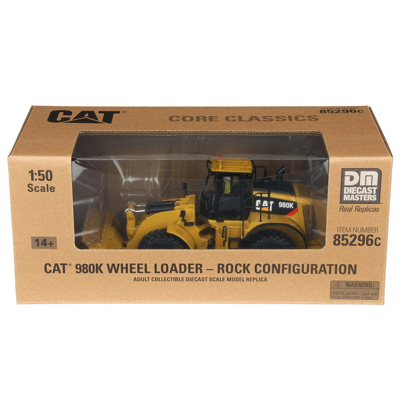 1/50 Caterpillar 980K Wheel Loader, Diecast Masters Core Classics Series