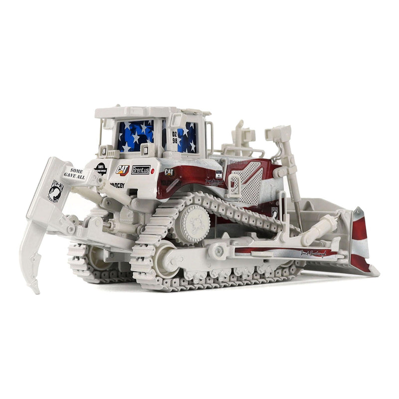 (B&D) 1/50 CAT D8T Dozer with Patriotic Decoration, Brent Scarbrough & Co. - Damaged Item