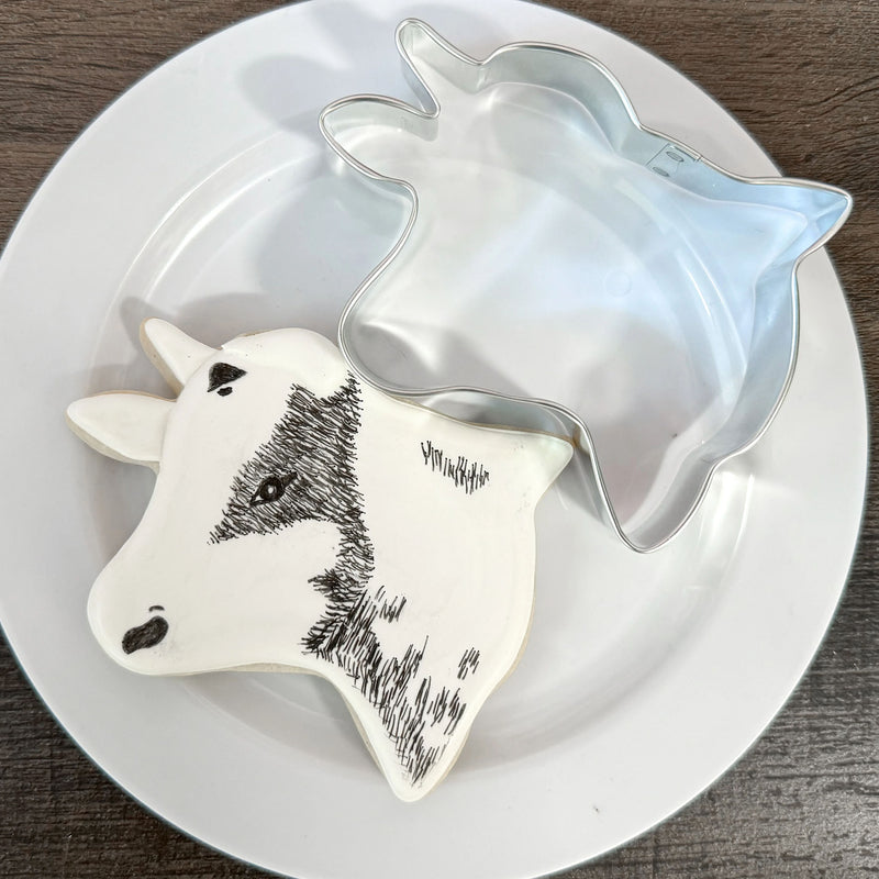 Cow Head 4in Cookie Cutter