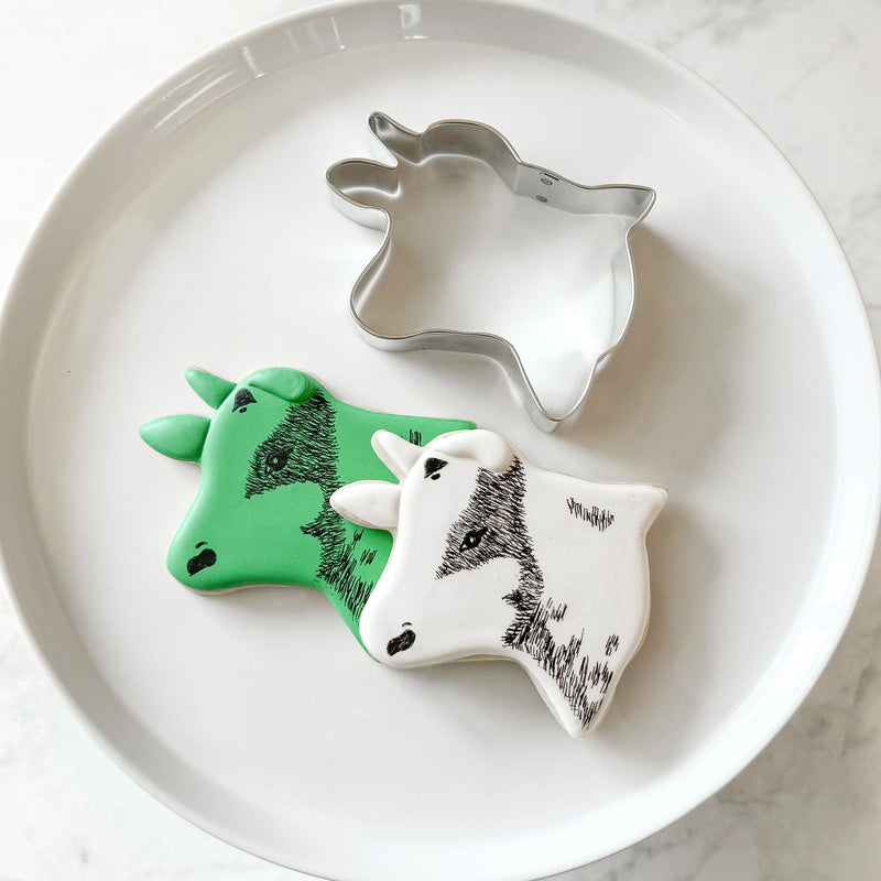 Cow Head 4in Cookie Cutter