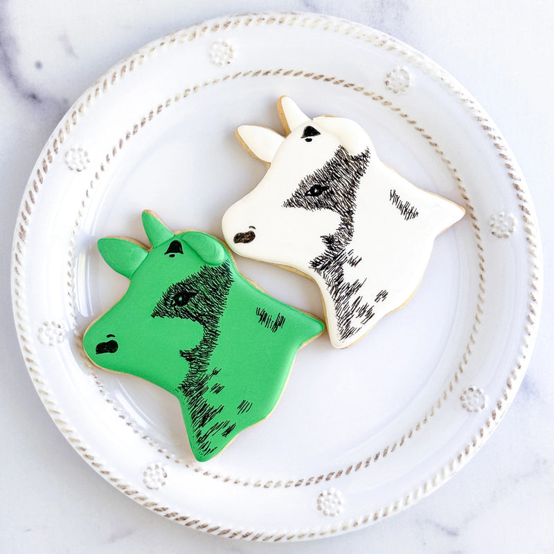 Cow Head 4in Cookie Cutter