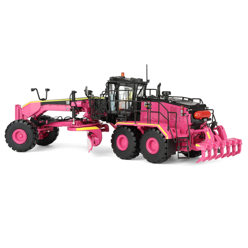 Pink Version ~ 1/50 Caterpillar 18M3 Motor Grader, Diecast Masters High Line Series
