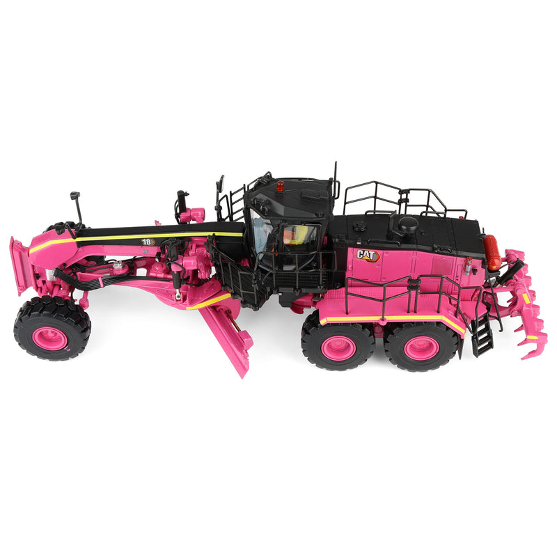 Pink Version ~ 1/50 Caterpillar 18M3 Motor Grader, Diecast Masters High Line Series
