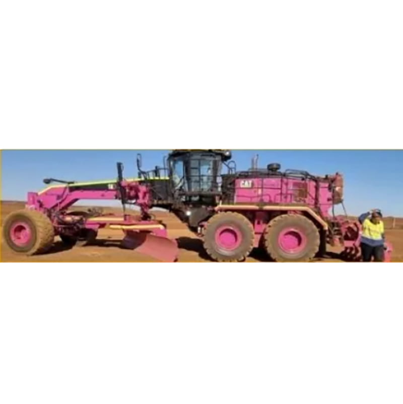 85521-Pink Pink Version ~ 1/50 Caterpillar 18M3 Motor Grader