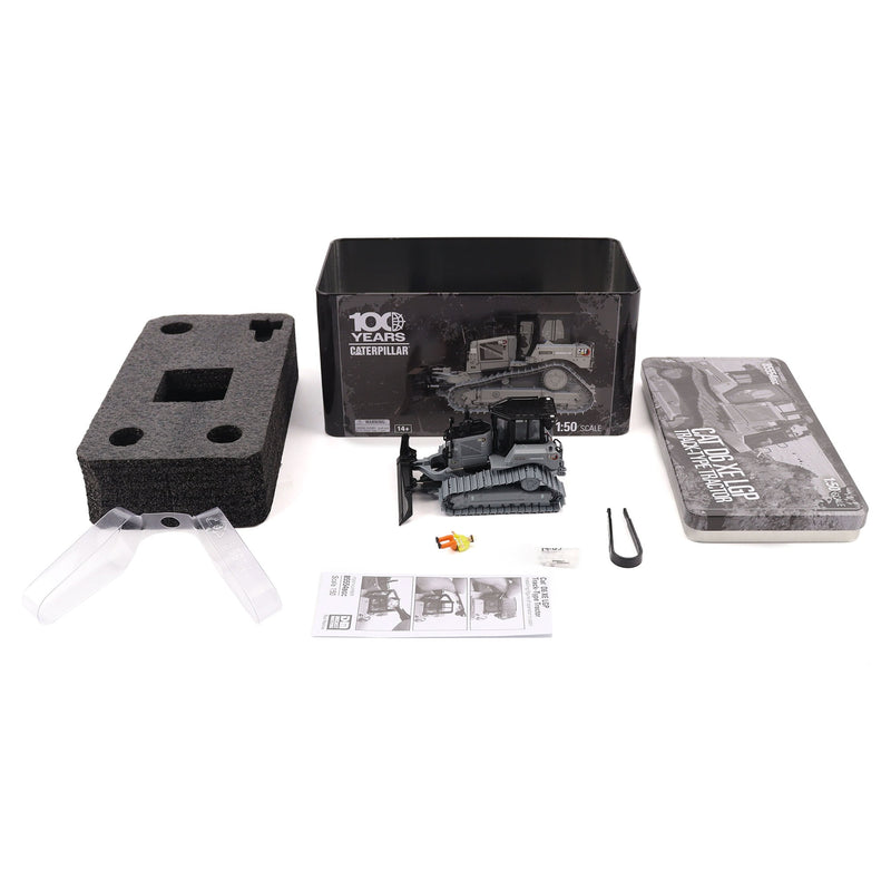 Black Centennial Deco ~ 1/50 CAT D6 LGP VPAT Tracked Tractor Dozer by Diecast Masters