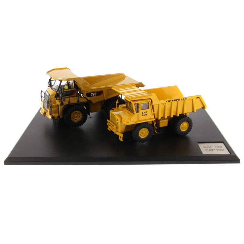1/50 Caterpillar 769 and 770 Off Highway Truck 2 Piece Evolution Series Set
