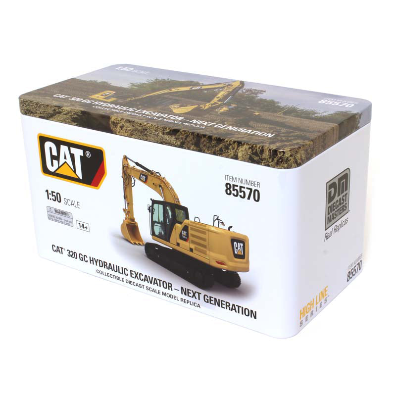 1/50 Caterpillar 320 Next Generation Hydraulic Excavator, Diecast Masters High Line Series