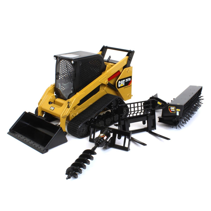 1/16 High Detail Caterpillar 297D2 Multi-Terrain and 272D2 Skid Steer Loader