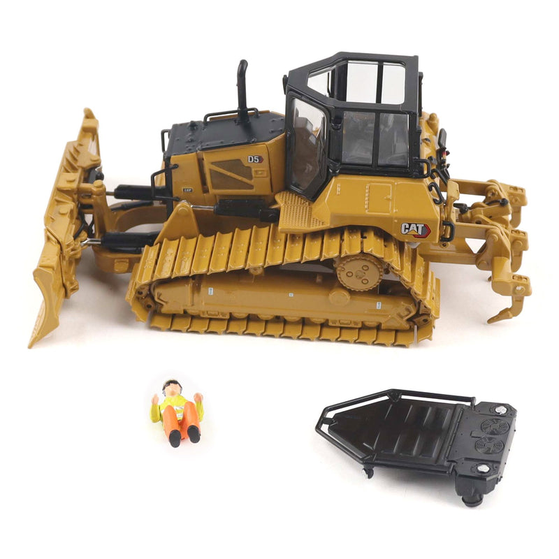 1/50 Caterpillar D5 LGP VPAT Dozer with Foldable Blade & Rear Ripper, Diecast Masters High Line Series
