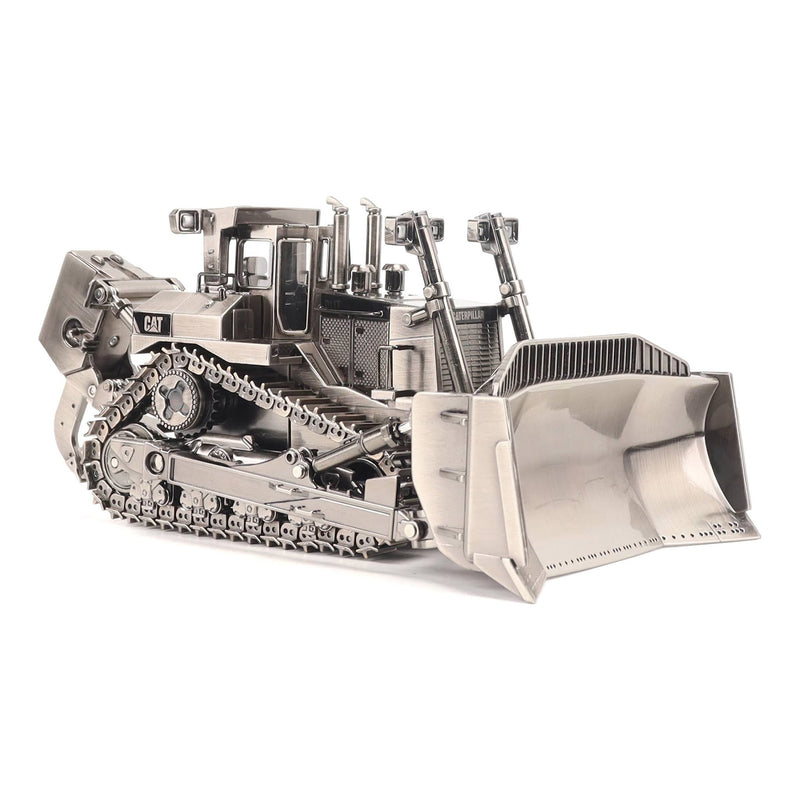 1/50 Caterpillar D11T Track-Type Tractor Dozer with Antique Silver Finish, Diecast Masters Commemorative Series
