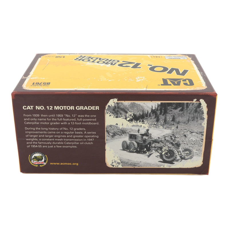 1/50 CAT No. 12 Motor Grader by Diecast Masters
