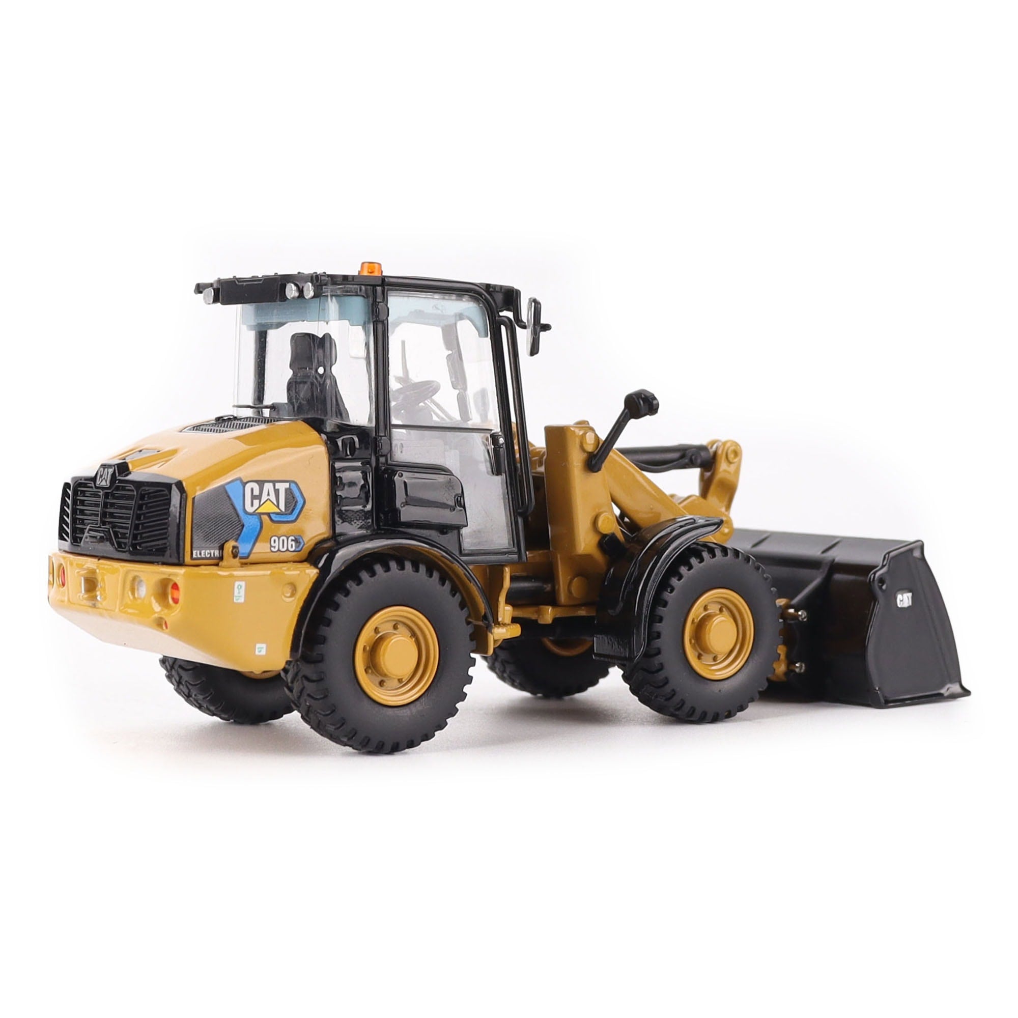 CAT 906 小型 電動 ホイールローダー ミニチュア 1/50 1/50 CAT 906 Compact Electric Wheel Loader by Diecast Masters