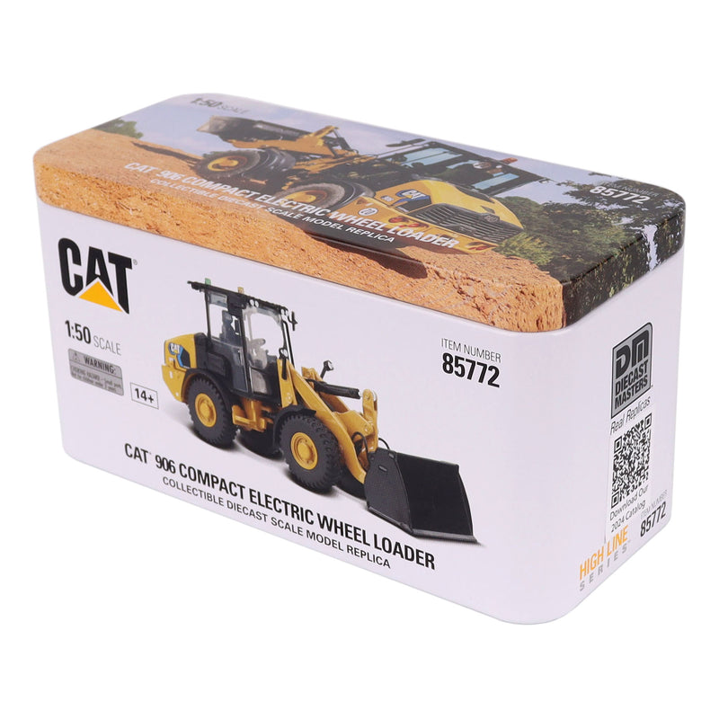 1/50 CAT 906 Compact Electric Wheel Loader by Diecast Masters