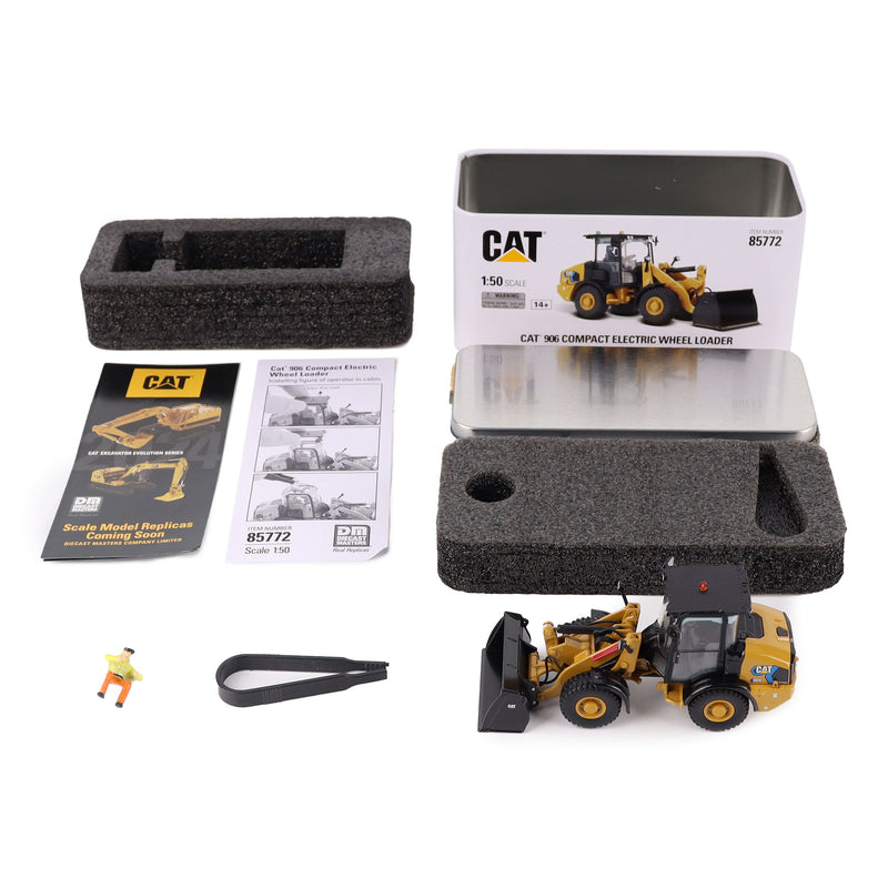 1/50 CAT 906 Compact Electric Wheel Loader by Diecast Masters