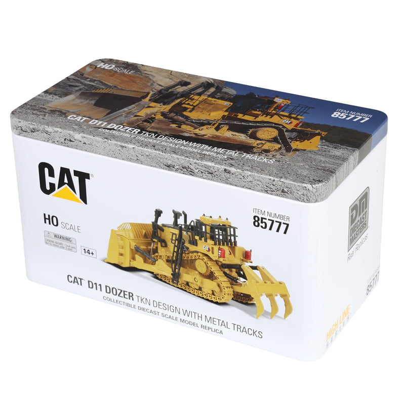 1/87 CAT D11 Dozer with Metal Tracks, TKN Design by Diecast Masters