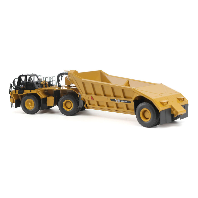 1/50 Caterpillar 775 Off-Highway Truck with Mega Bottom Dump Trailer, Diecast Masters High Line Series