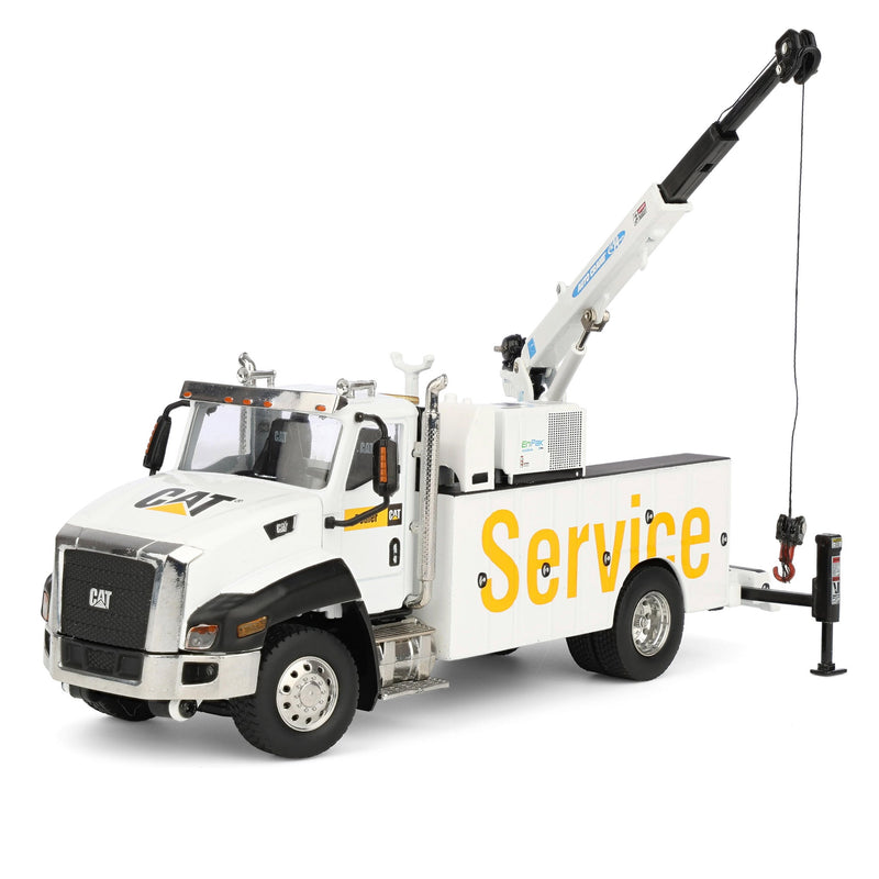1/50 CAT CT660 Crane Truck with Titan 85 Body & Miller EnPack by Diecast Masters