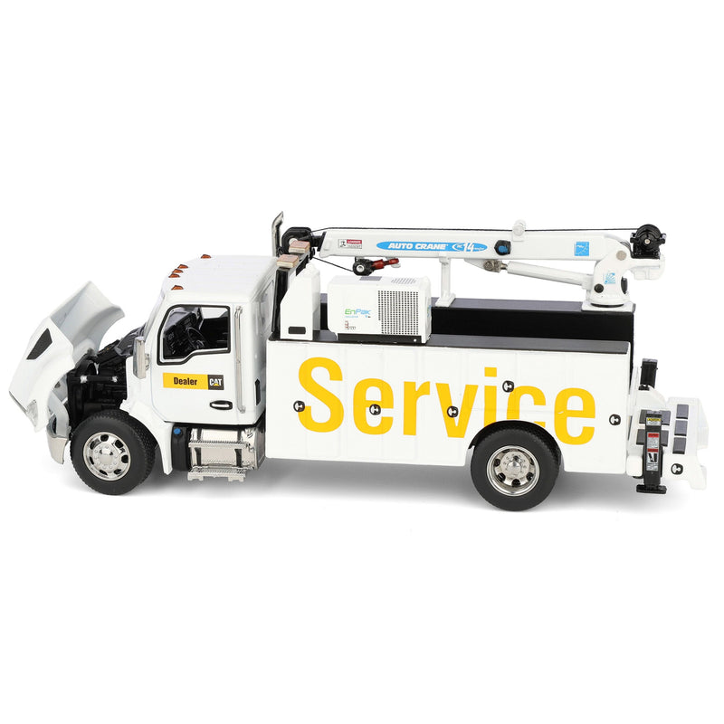 1/50 CAT Kenworth T380 Crane Truck with Titan 85 Body & Miller EnPack by Diecast Masters