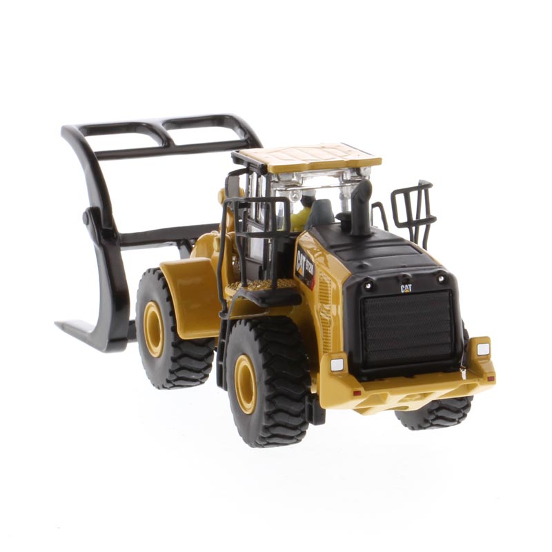 (B&D) - 1/87 High Detail Caterpillar 972M Wheel Loader with Log Fork - Damaged Item