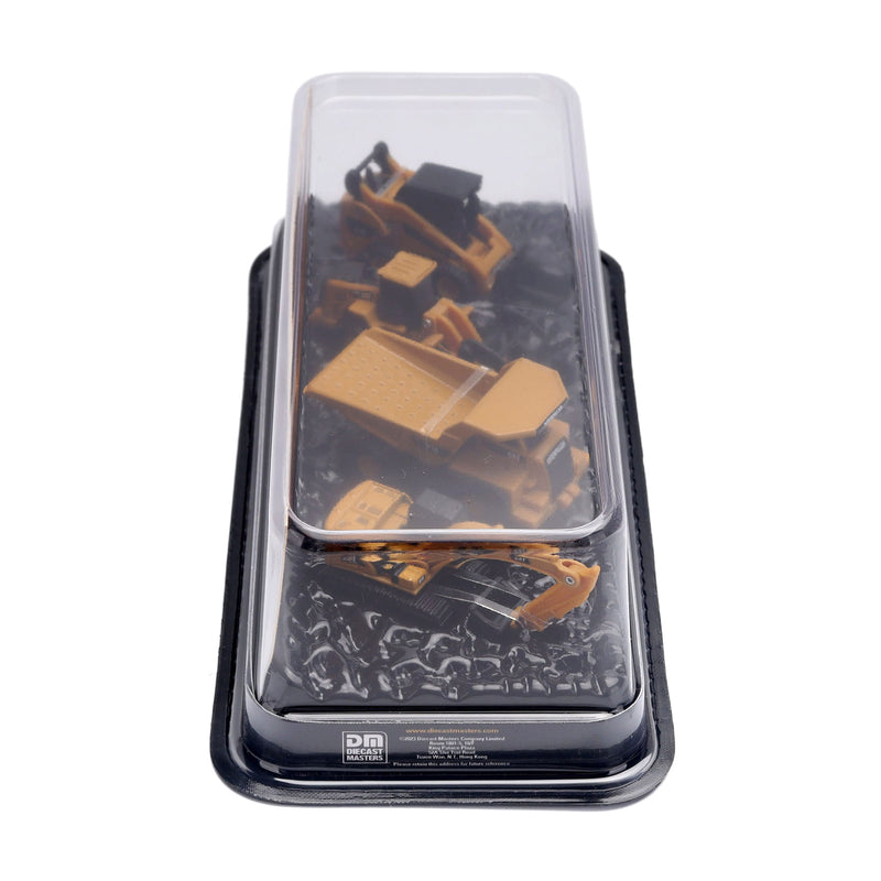 CAT Micro Constructors Set with Excavator, Off Highway Truck, Wheel Loader & Skid Steer Loader by Diecast Masters