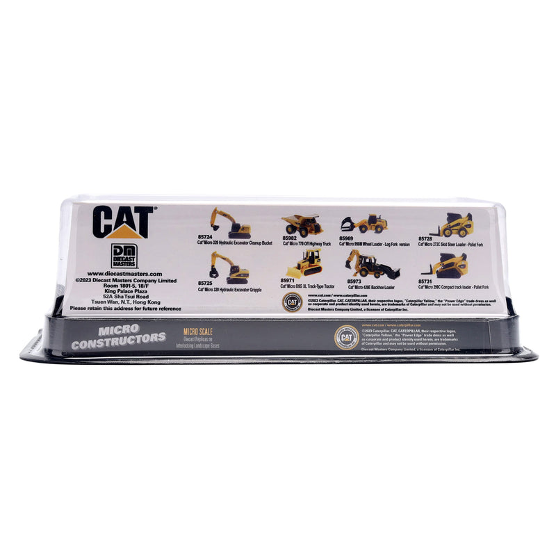 CAT Micro Constructors Set with Excavator, Tractor, Backhoe Loader & Track Loader by Diecast Masters