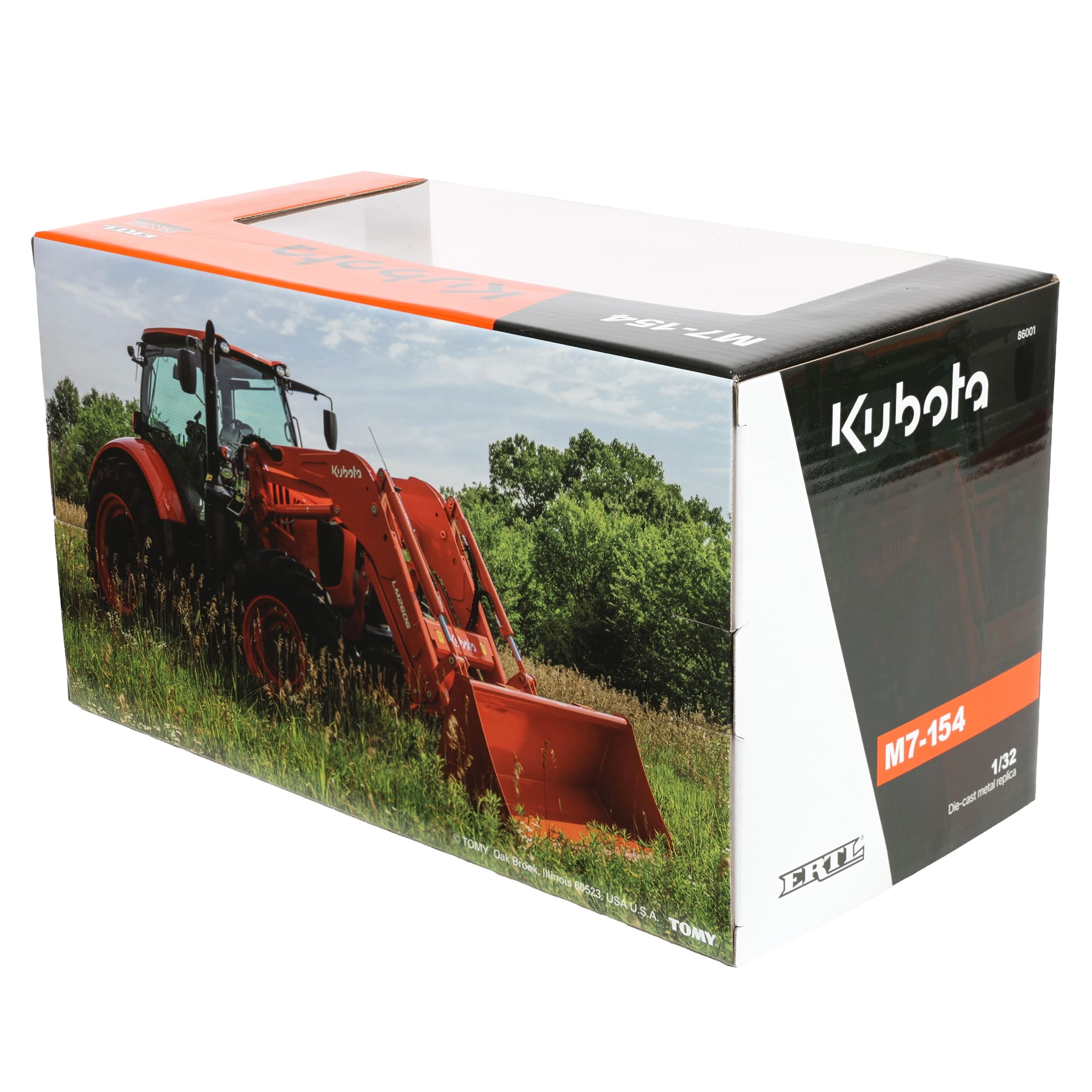 KUBOTA置物、 1/32 Kubota M7-154 Tractor with Loader, ERTL Prestige Collection
