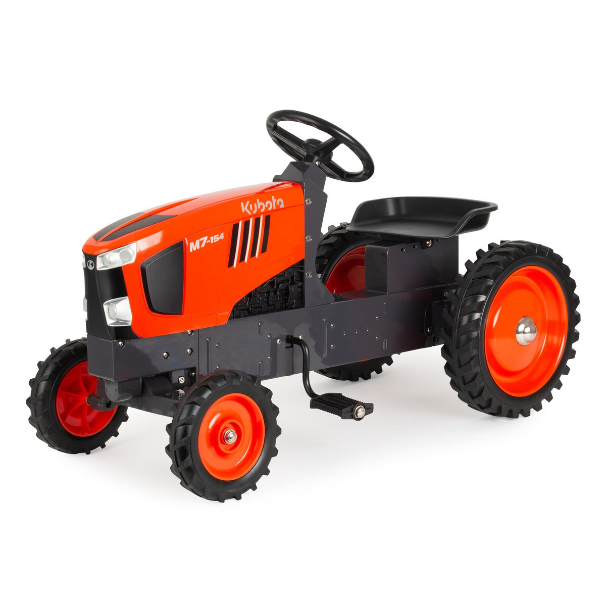 children's pedal tractor Kubota M7-174 Pedal Tractor with Wide Front & MFD by ERTL — Outback Toys