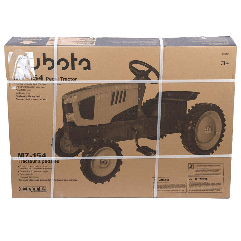 Kubota M7-174 Pedal Tractor with Wide Front & MFD by ERTL