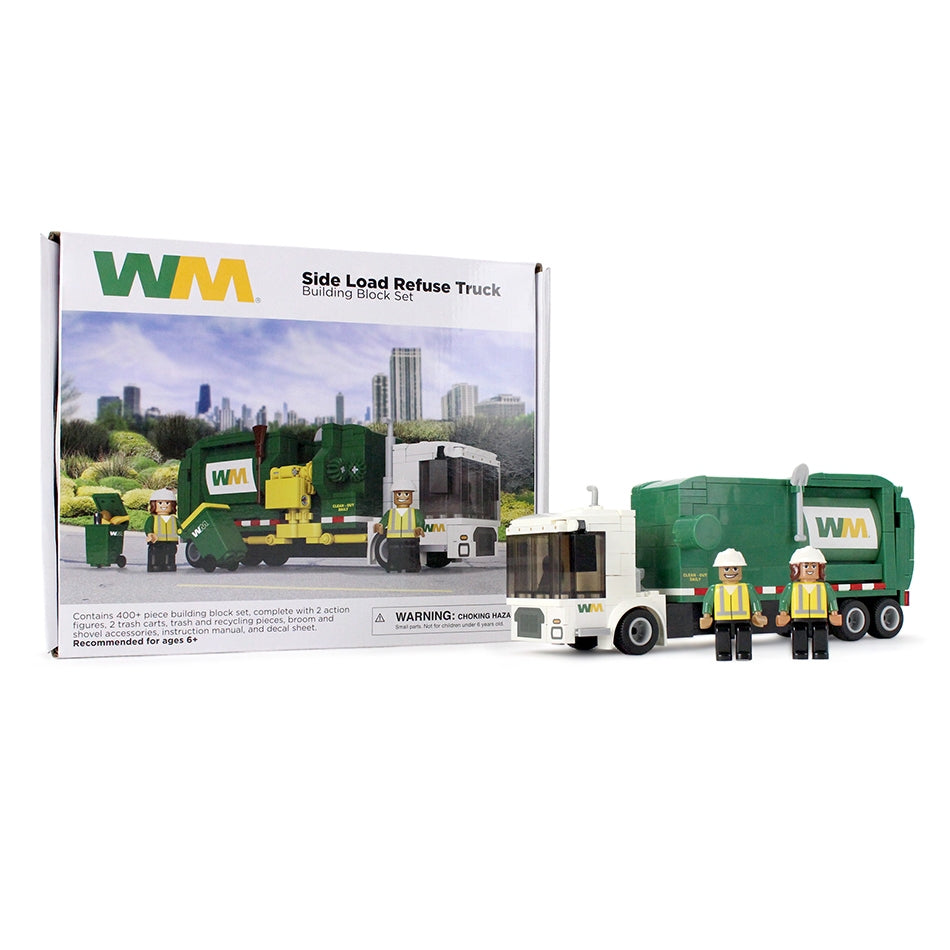 GARBAGE WAGON完売品 90-0640 DCP Waste Management Side-Load Garbage Truck Building