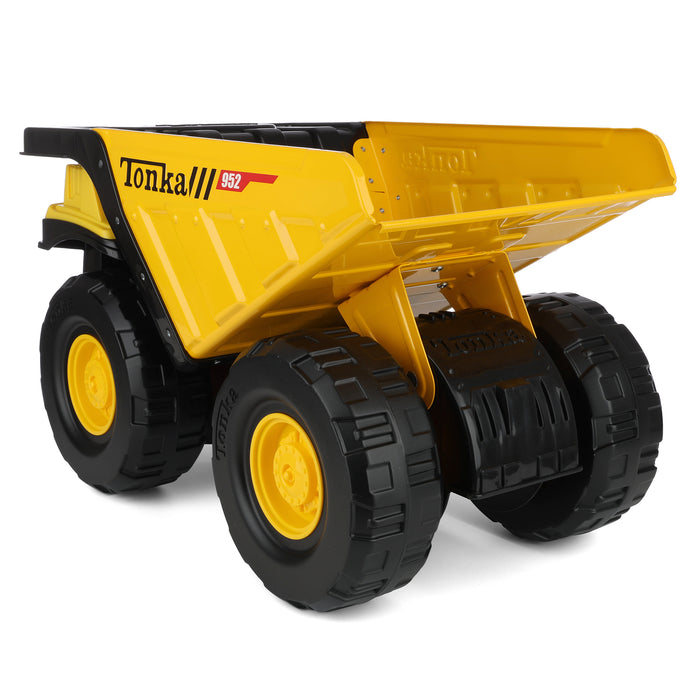 Yellow Large Metal Tonka Dump Truck VINTAGE 1990 MIGHTY TONKA