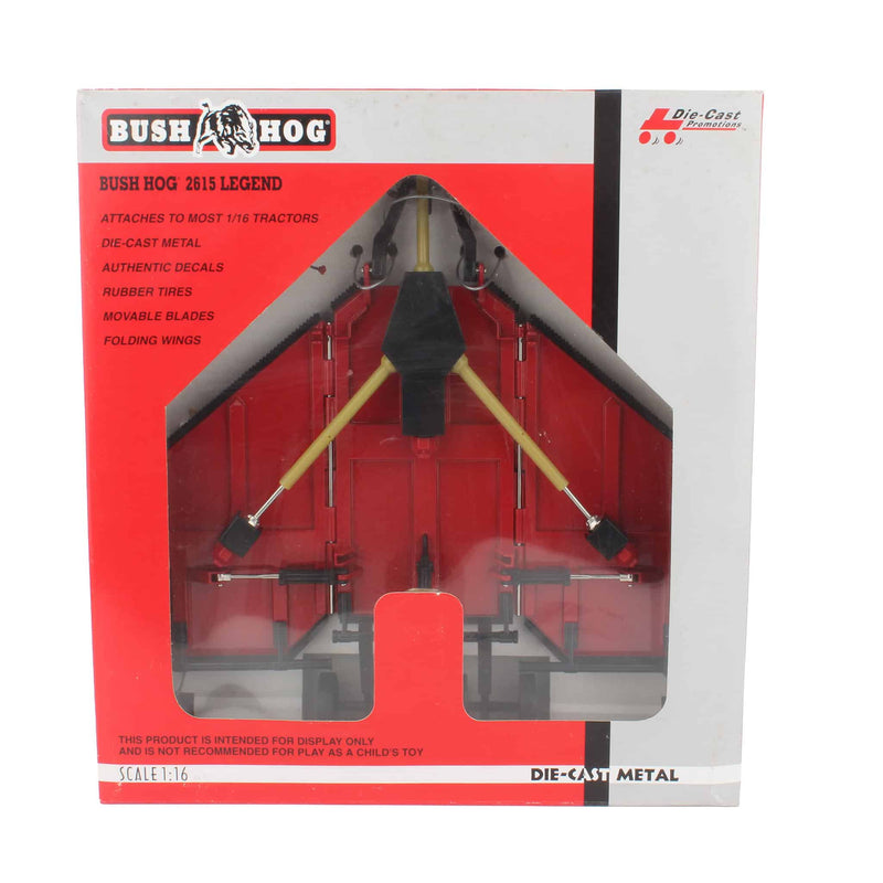 1/16 Bush Hog 2615 Legend Mower with Folding Wings by Die-Cast Promotions