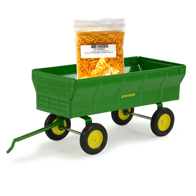 1/16th John Deere Flare Box Wagon and Ear Corn