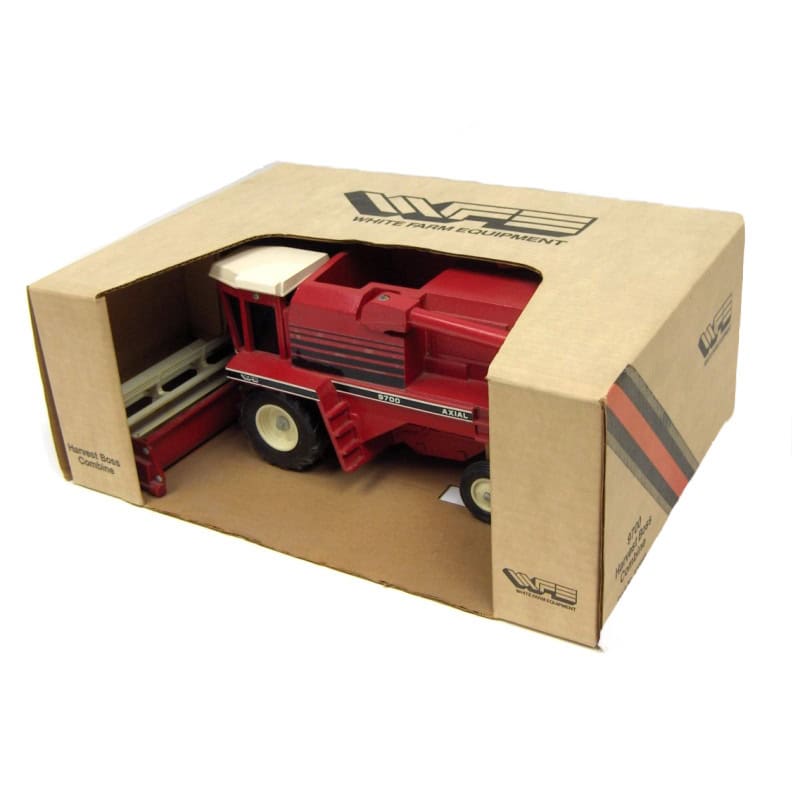 1/24 White 9700 Harvest Boss Axial Combine with Grain Head, Made in the USA