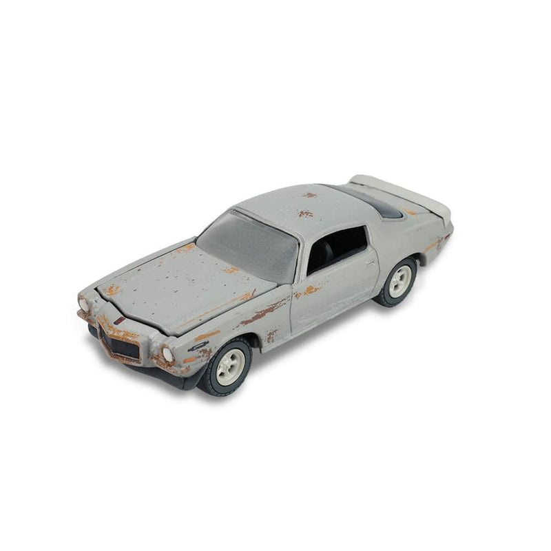 1/64 1970 Chevrolet Camaro Cortez Silver Unrestored with Tool Cart and Creeper, The Hobby Shop Series 17 by Greenlight Collectibles