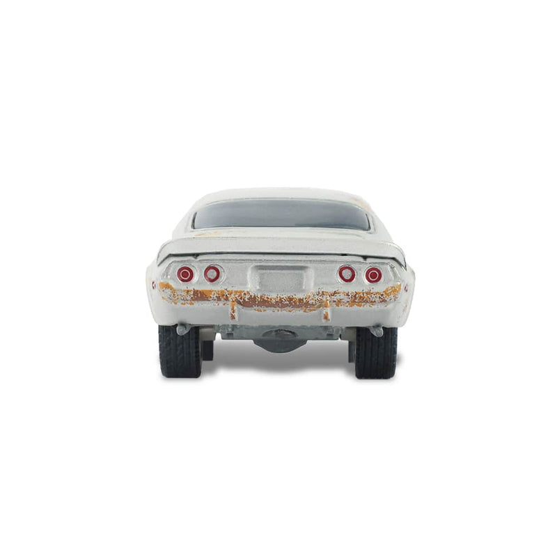 1/64 1970 Chevrolet Camaro Cortez Silver Unrestored with Tool Cart and Creeper, The Hobby Shop Series 17 by Greenlight Collectibles