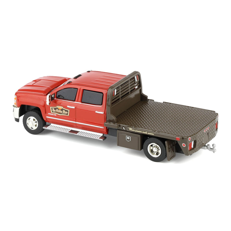 1/64 2016 Chevrolet Silverado 3500HD Dually Flatbed with Tool Cabinet, The Hobby Shop Series 17 by Greenlight Collectibles