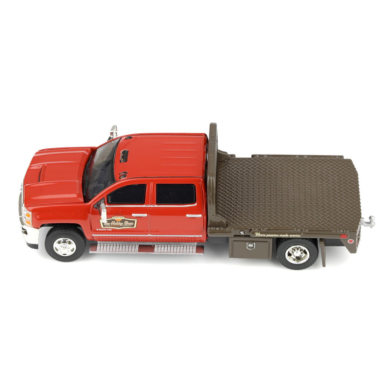 1/64 2016 Chevrolet Silverado 3500HD Dually Flatbed with Tool Cabinet, The Hobby Shop Series 17 by Greenlight Collectibles