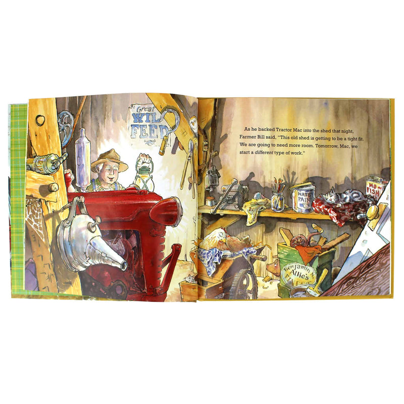 Tractor Mac "Builds a Barn" by Billy Steers