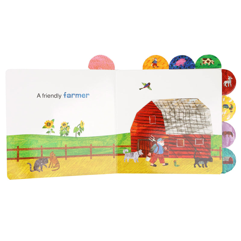 A Day on the Farm with The Very Hungry Caterpillar by Eric Carle - Board Book
