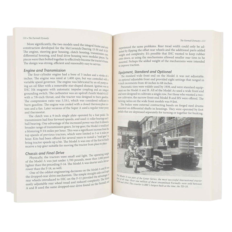 The Farmall Dynasty 218 Page Book by Lee Klancher
