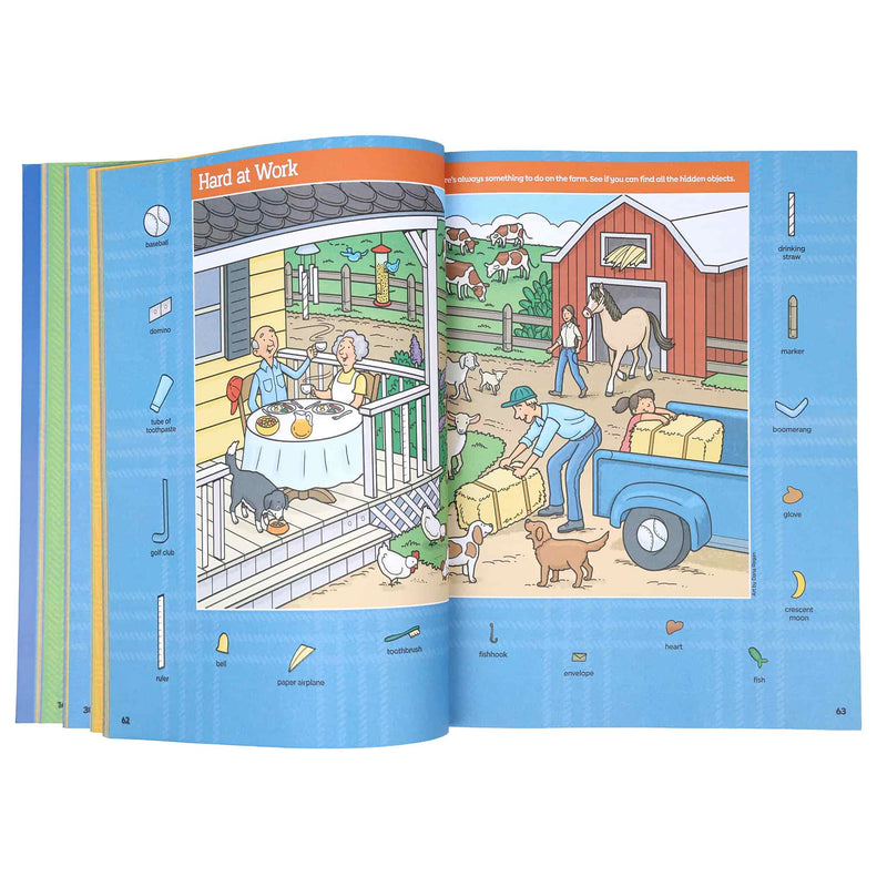 Farm Puzzles Deluxe - Paperback Book
