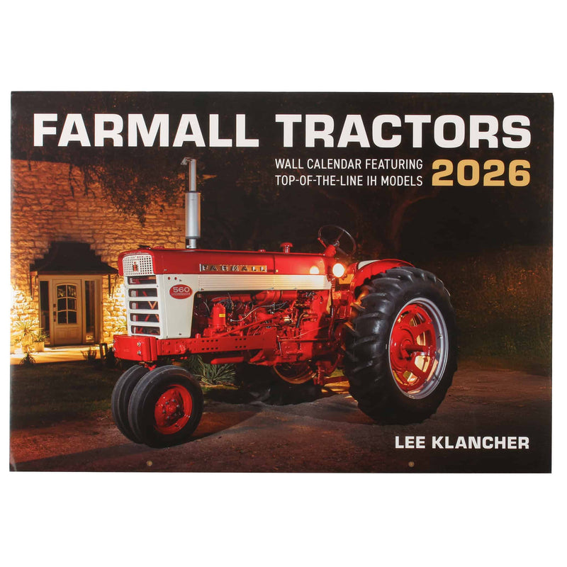 2026 Farmall Tractors 12 Month Calendar, 17in x 12in