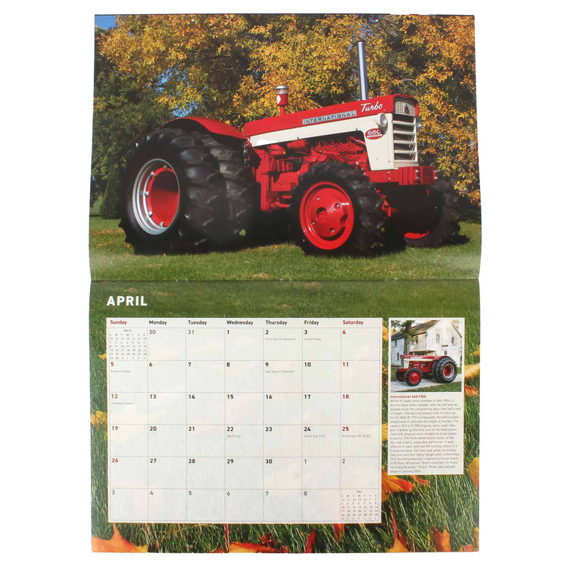 2026 Farmall Tractors 12 Month Calendar, 17in x 12in