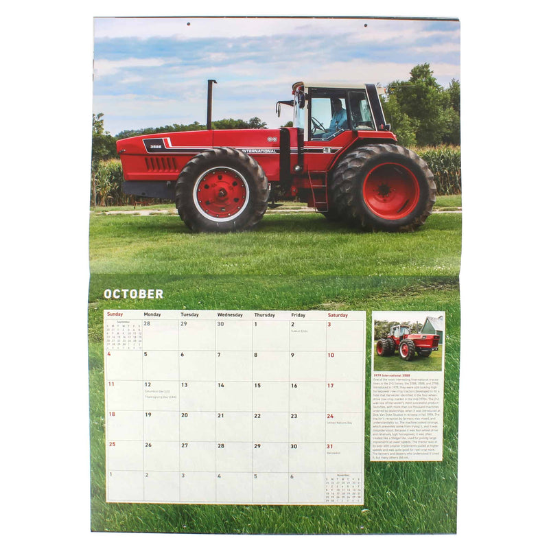 2026 Farmall Tractors 12 Month Calendar, 17in x 12in