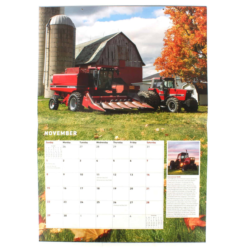 2026 Farmall Tractors 12 Month Calendar, 17in x 12in