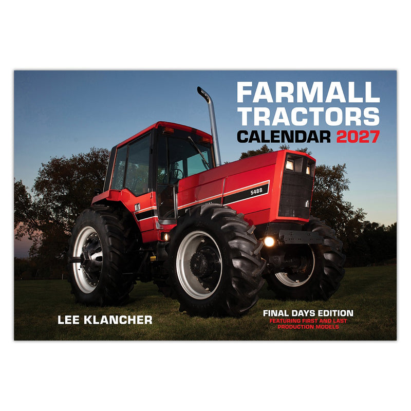 2027 Farmall Tractors 12 Month Calendar, 17in x 12in